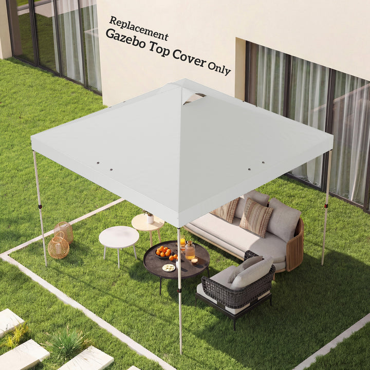 Gazebo Roof Replacement UV50+ Waterproof Pop Up Canopy Cover with 8 Dr