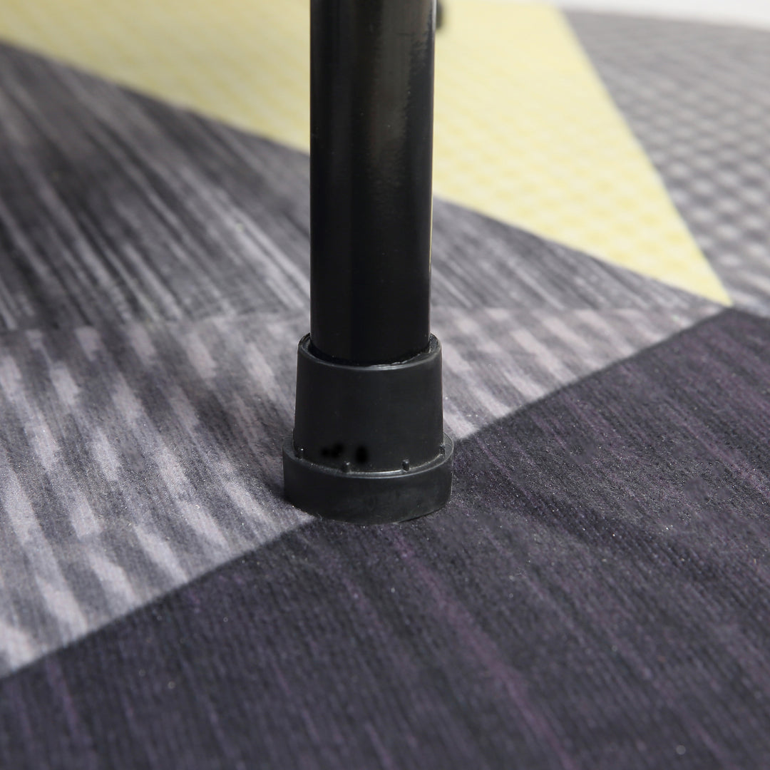 MCL 40" Mini Fitness Trampoline Home Gym Yoga Exercise Rebounder Indoor Outdoor Jumper with Safety Pad, Support Up to 150 KG, Blue and Black