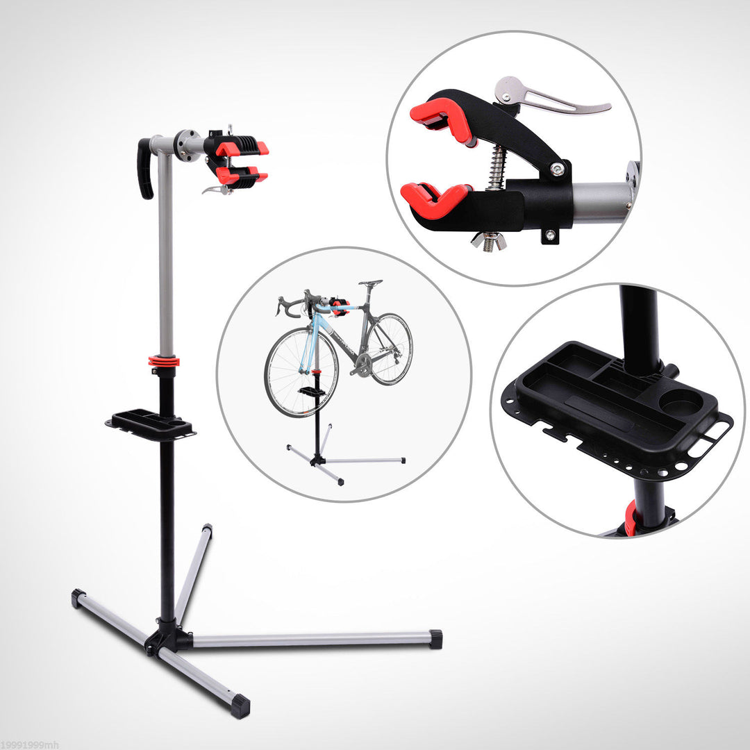 HOMCOM Professional Bike Cycle Bicycle Maintenance Repair Stand Workstand Display Rack Tool Adjustable New | Aosom UK