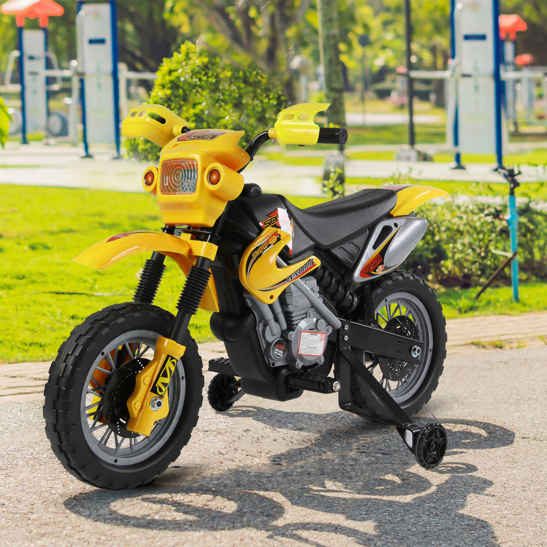 MCL Electric Motorcycle for Kids Ride on Toys-Yellow