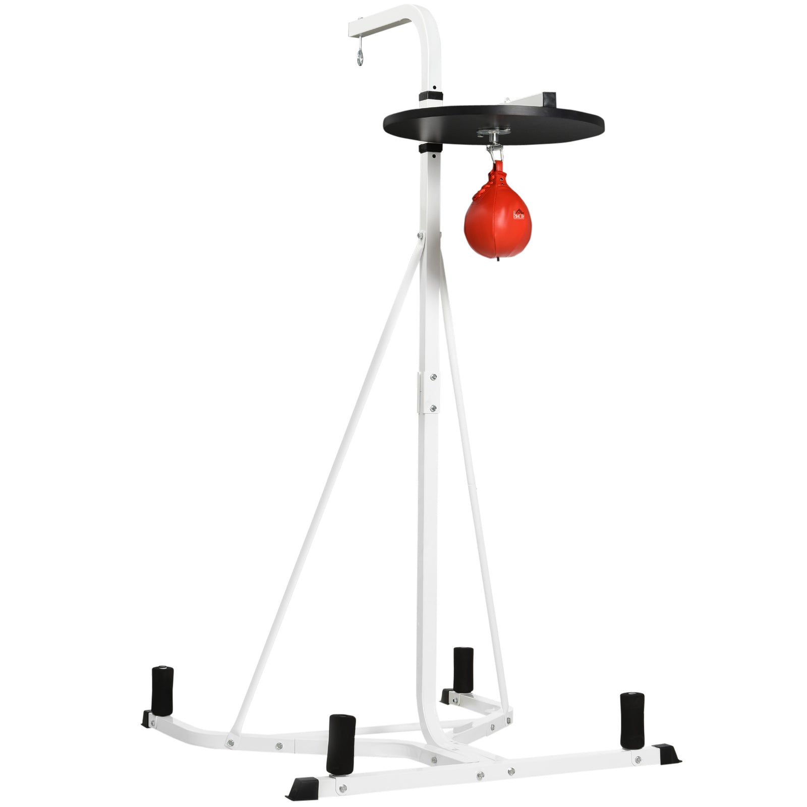 Adjustable Freestanding Speedbag, Punch Bag Hanger, White