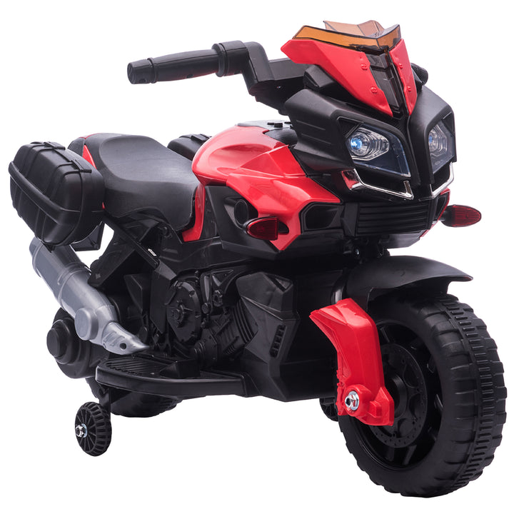 MCL Kids Electric Motorbike 6V Ride on Motorcycle Vehicle w/ Lights Horn Sounds for 1.5-4 Years Old Red