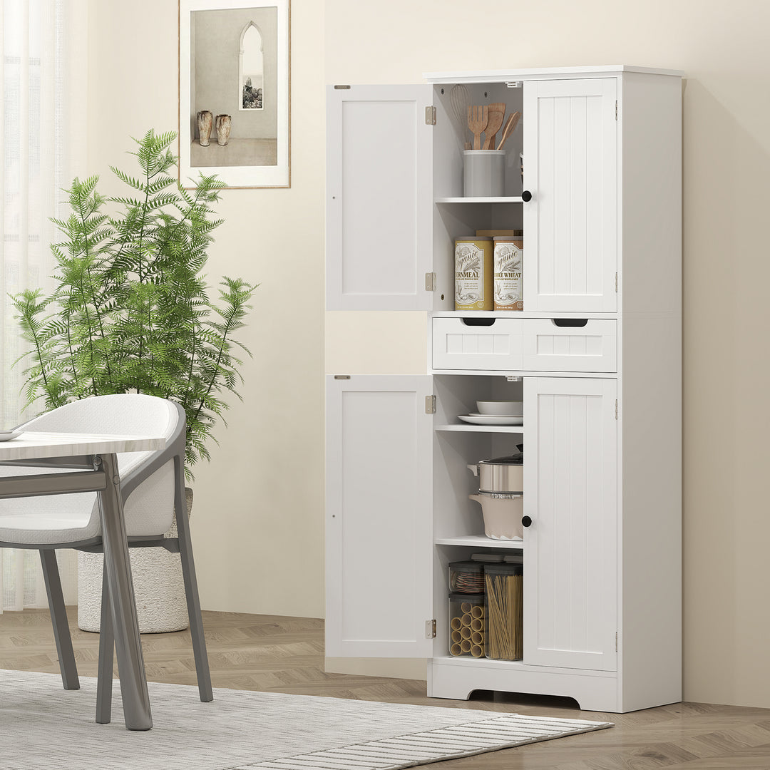 Tall Bathroom Cabinet, Freestanding Bathroom Storage Cabinet with Draw