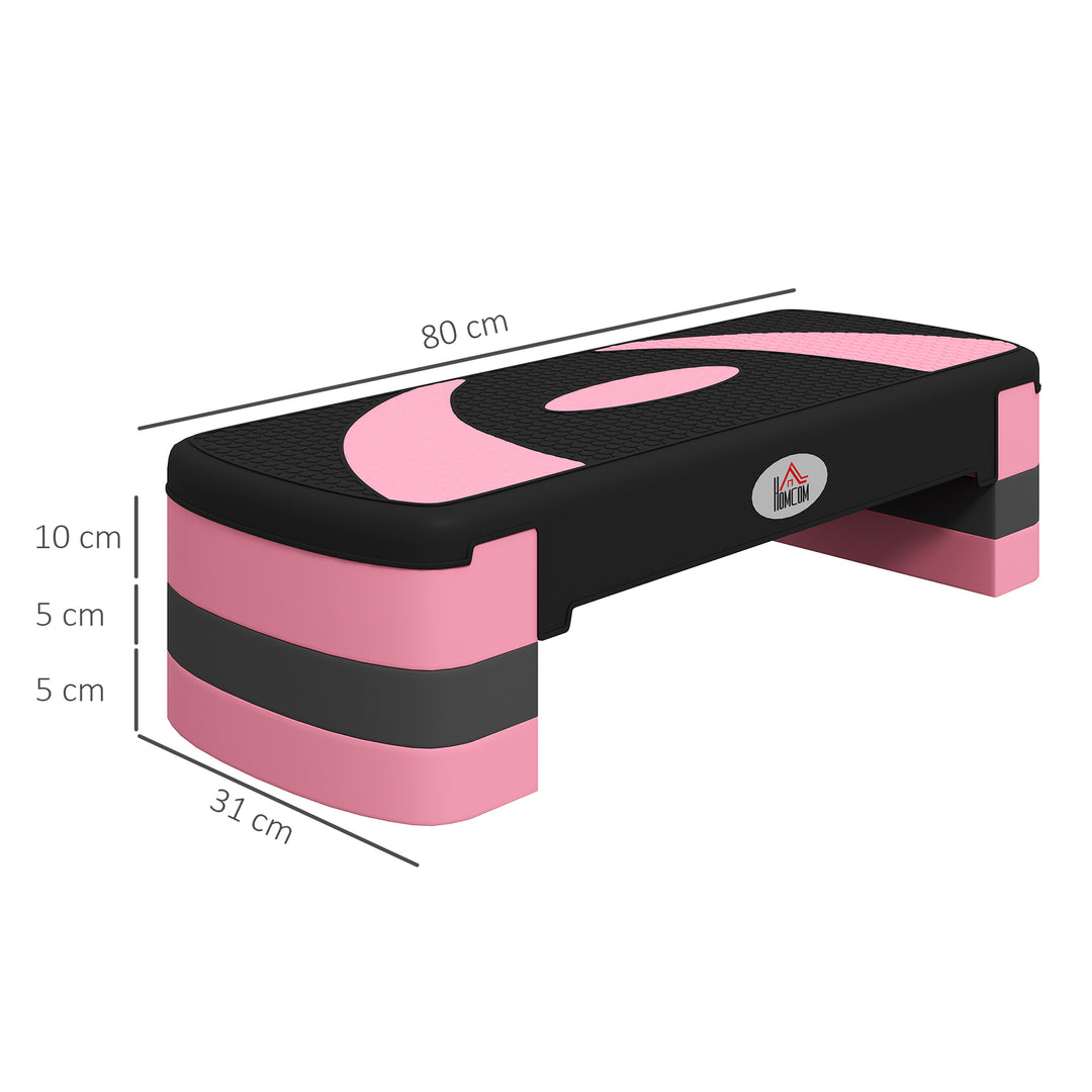 Aerobic Step with 3-Level Adjustable Heights for Home, Office - view 3