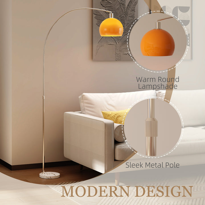 Floor Lamp for Living Room, Modern Standing Lamp with Shade &amp; Foot Switch for Bedroom, Office