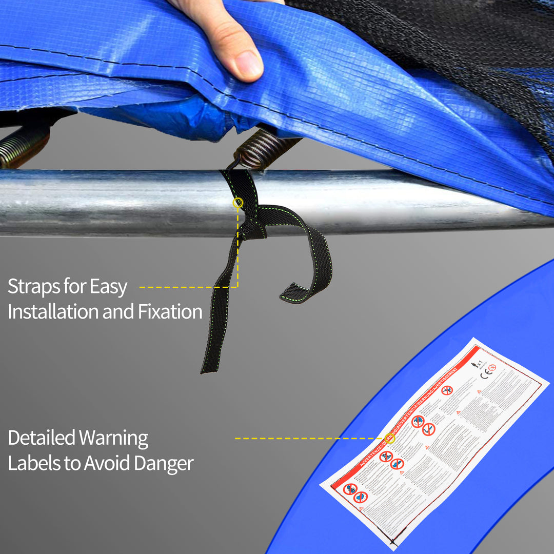 10FT Trampoline Pad, Φ305cm Trampoline Accessories Surround Safety Pad Foam Padding Pads Replacement Spare, Multi-Colour