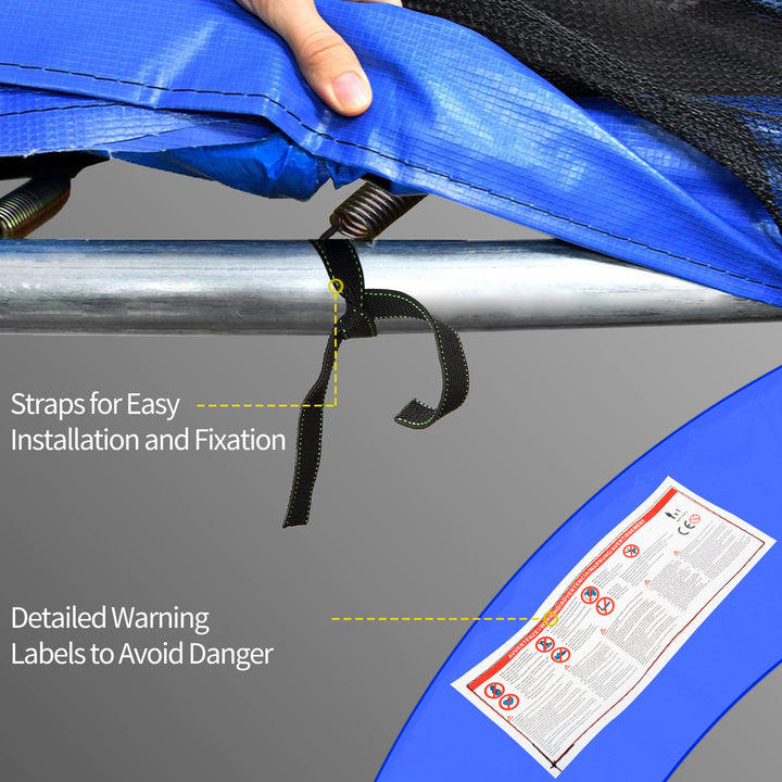 10FT Trampoline Pad, Φ305cm Trampoline Accessories Surround Safety Pad Foam Padding Pads Replacement Spare, Multi-Colour