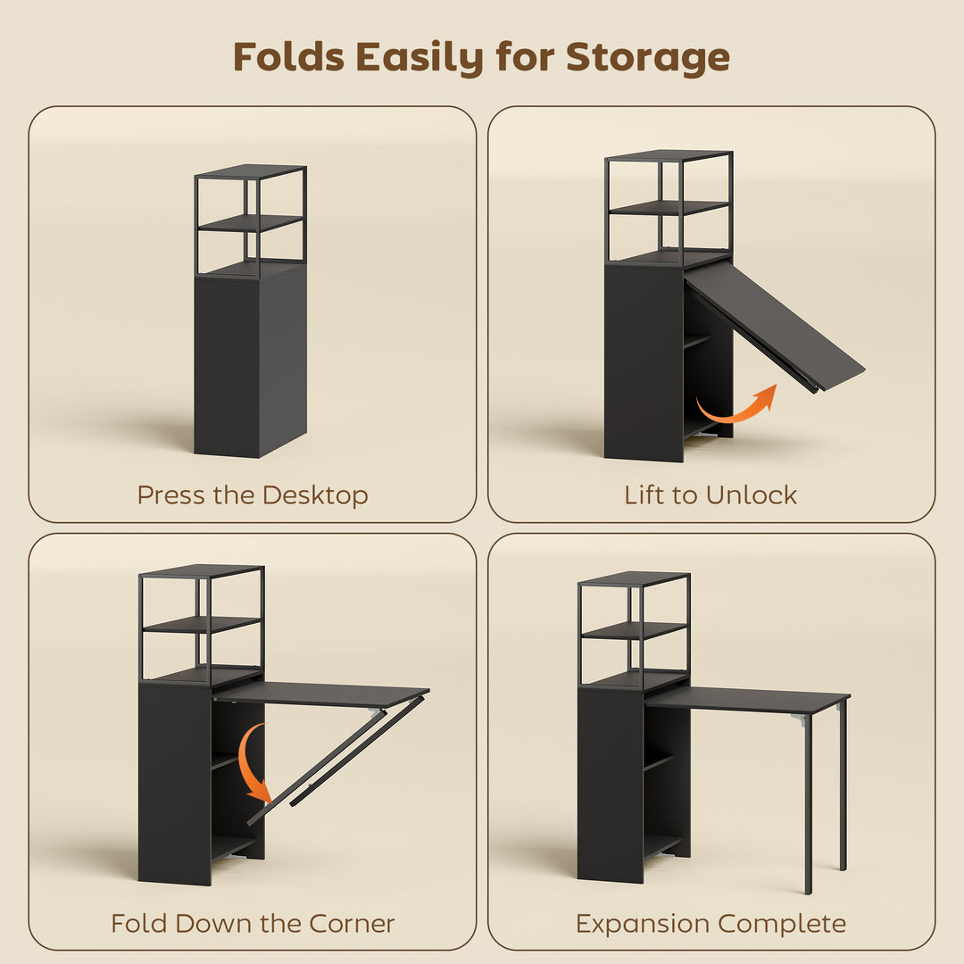 Folding Shelf and Work Table