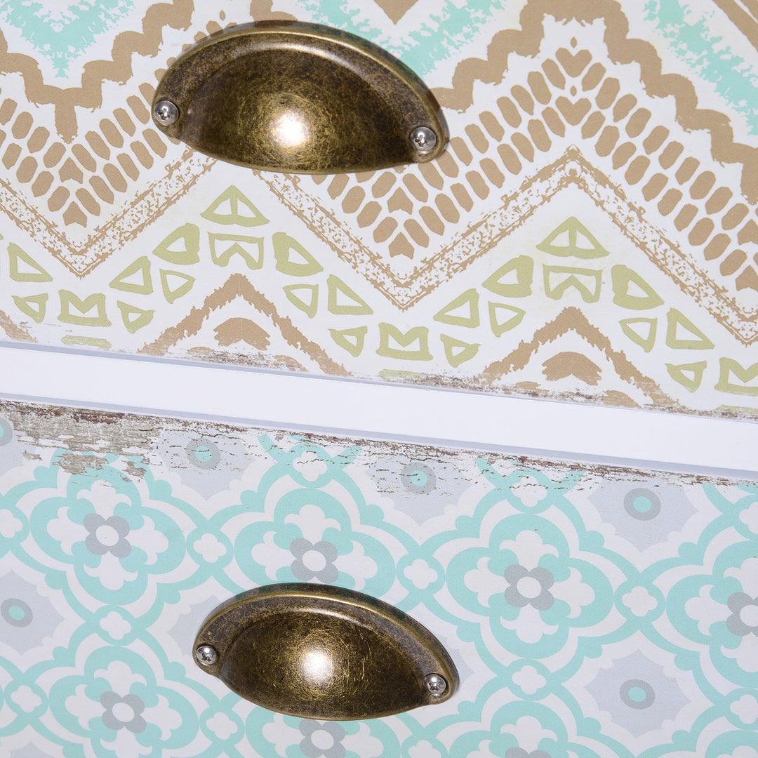 MCL Chest of 5 Drawers Bedside Cabinet Side Storage Chest Entryway Living Room Bedroom Furniture Organizer Unit