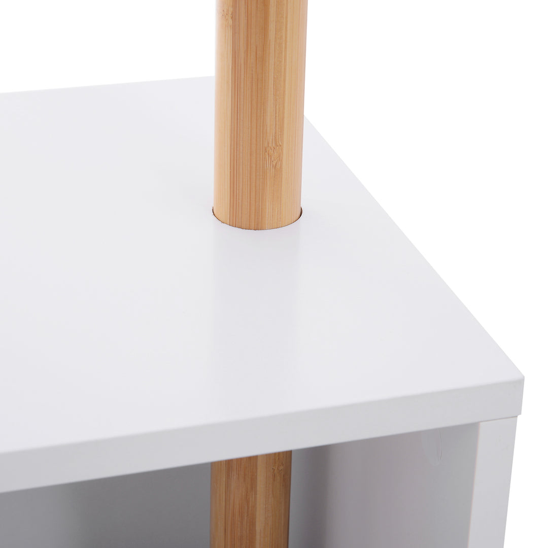 MCL 180 cm Hallway Coat Rack Storage Bench Tree Hat Hanger Entryway Stand Garment Organiser Bedroom Living Room