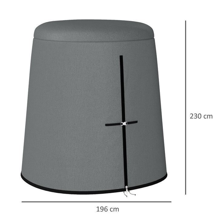 196 x 230 cm Hanging Egg Chair Protective Cover - Grey