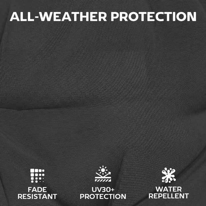 Patio Chair Cushions Set of 4, Waterproof Non-Slip Lounge Chair Cushio