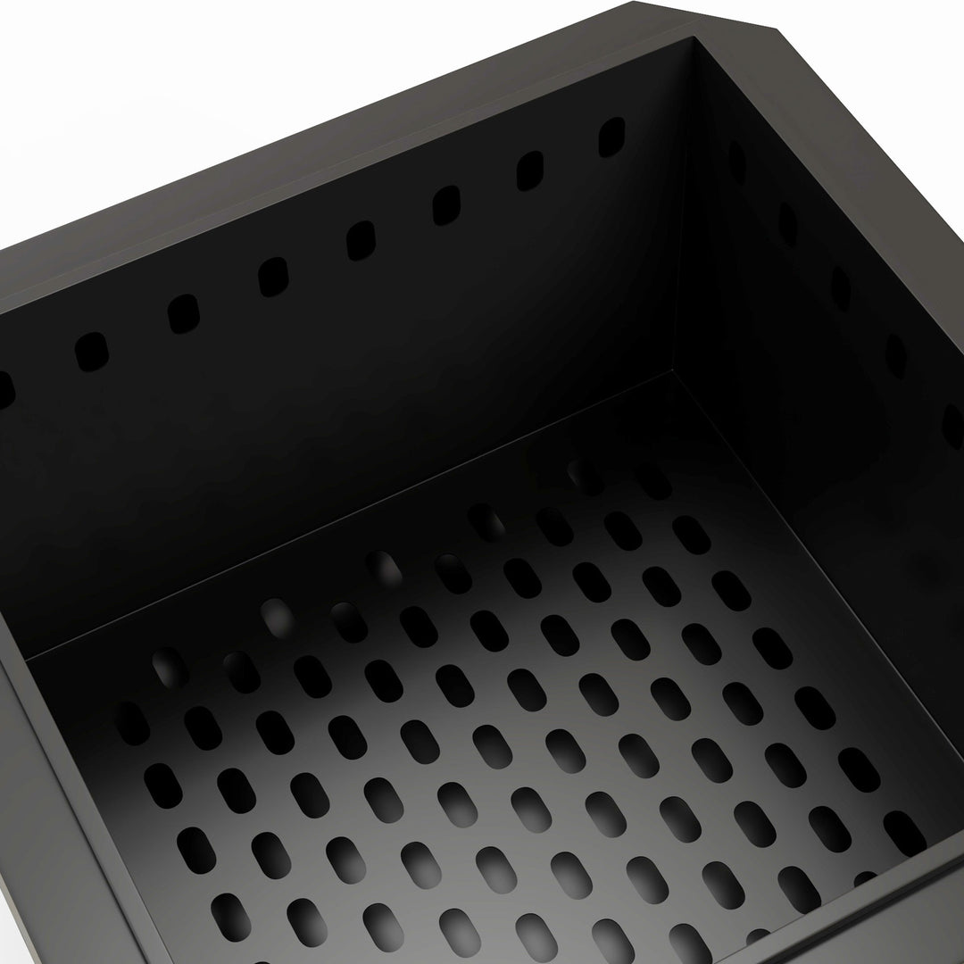 Smokeless Fire Pit, 48 cm Portable Wood Burning Firepit, Square Metal 