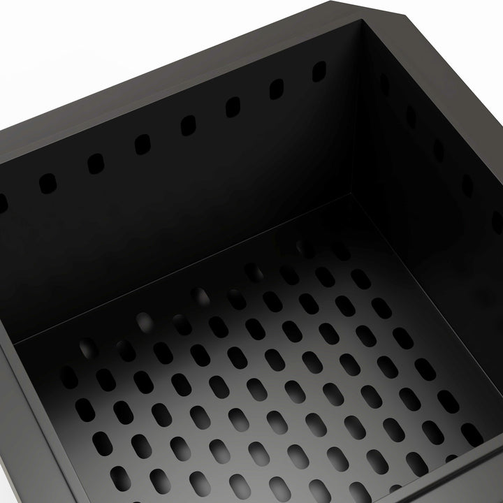 Smokeless Fire Pit, 48 cm Portable Wood Burning Firepit, Square Metal 