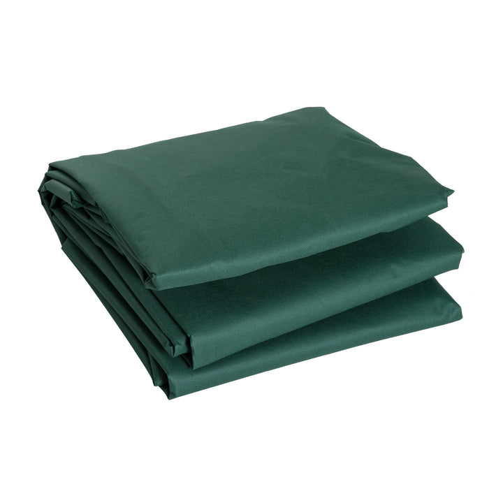 Outsunny Outdoor Garden Furniture Cover Waterproof, Anti-UV 600D Heavy Duty Oxford Fabric Patio Furniture Cover for Rectangular Sofa Table Set, Green, 205 x 145 x 70 cm