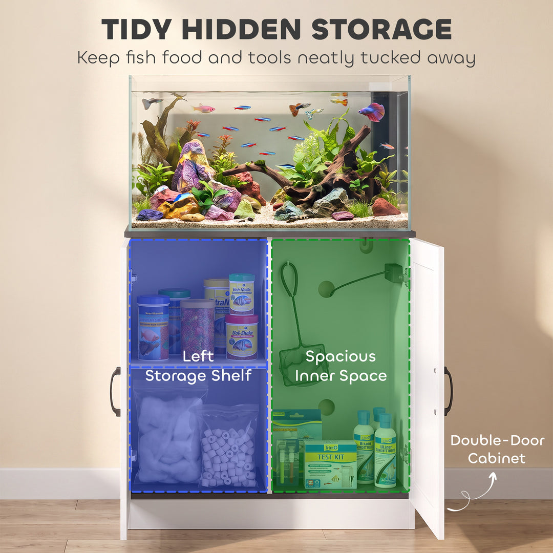 Fish Tank Stand, 20-29 Gallon Aquarium Stand with Cabinet Storage - view 6
