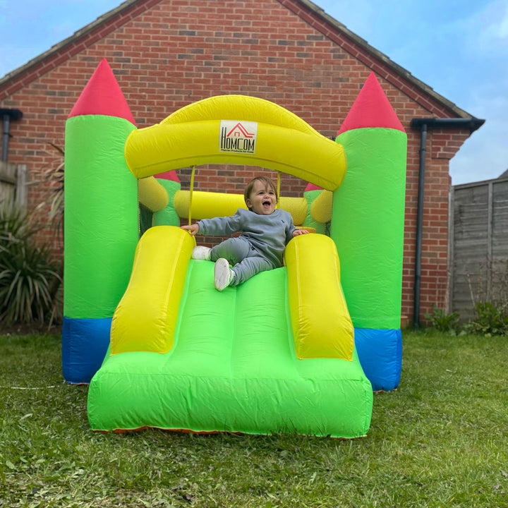 HOMCOM Inflatable Kids Bounce Jumper w/ Blower