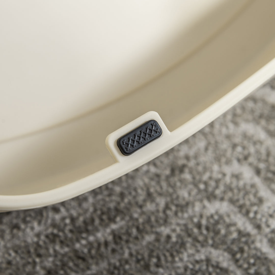 MCL Foldable Pet Stairs Portable Dog Steps 3-Step Design with Non-slip Mats for High Beds, Sofas, 49 x 38 x 38 cm, Cream