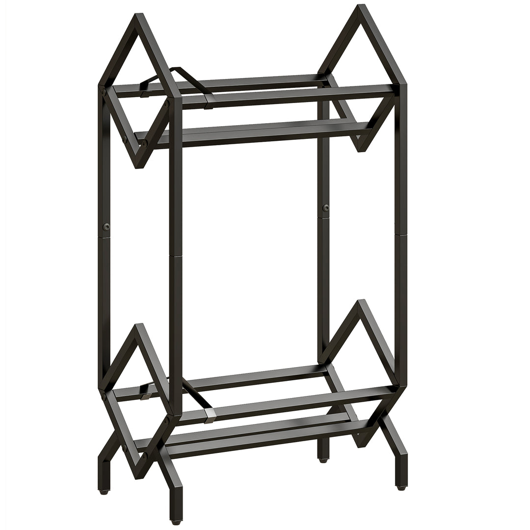 50 CD Storage Rack, 2-Tier Metal CD Storage Unit, Free Standing, Easy 