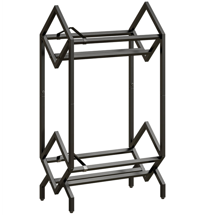 50 CD Storage Rack, 2-Tier Metal CD Storage Unit, Free Standing, Easy 