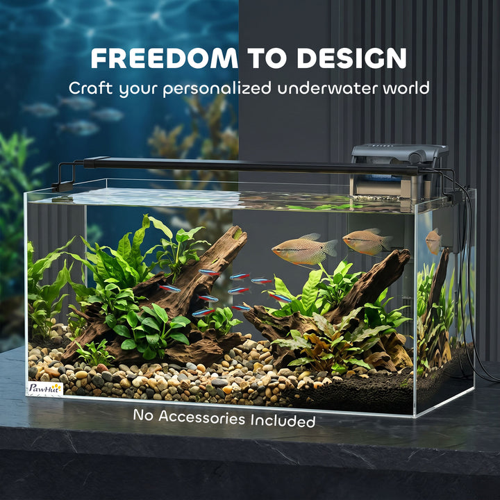 Fish Tank Bare Glass for DIY Glass Aquarium with Protective Base Mat 5