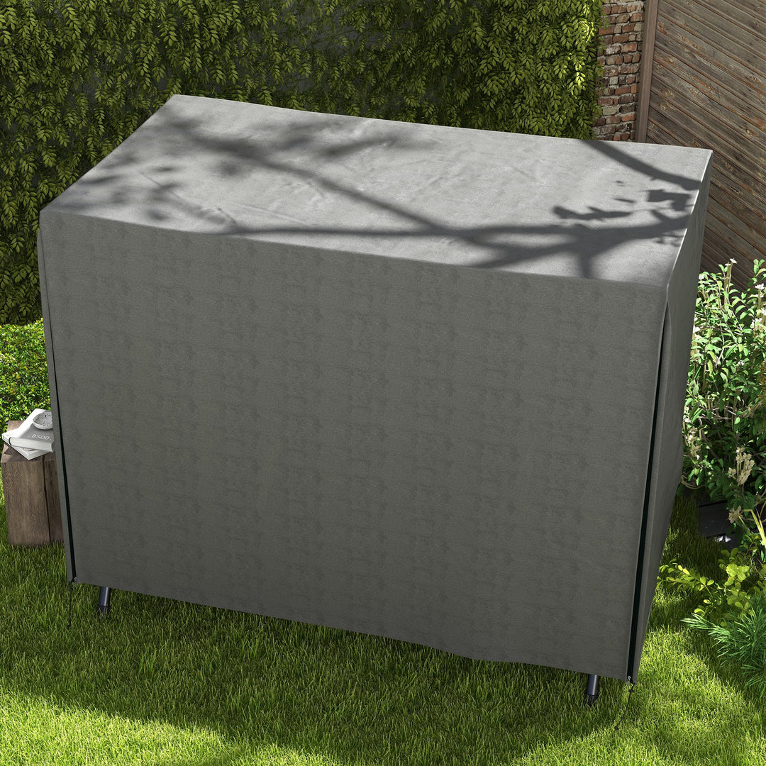 205 x 124cm Three-Seater Swing Chair Protective Cover Dark Grey