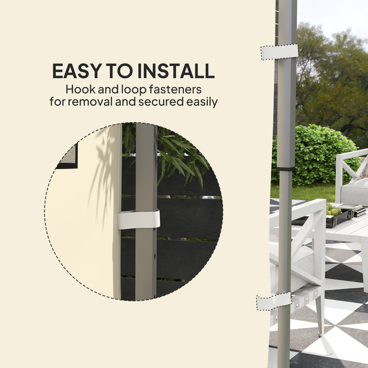 195 x 295cm Replacement Gazebo Sidewall - Beige