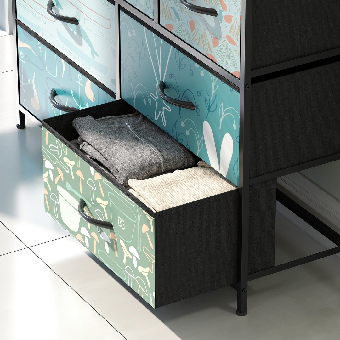 7-Drawer Chest of Drawers - Blue
