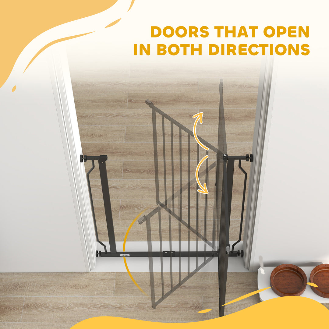 Extra Wide Dog Gate, with Door Pressure, for Doorways, Hallways, Stair