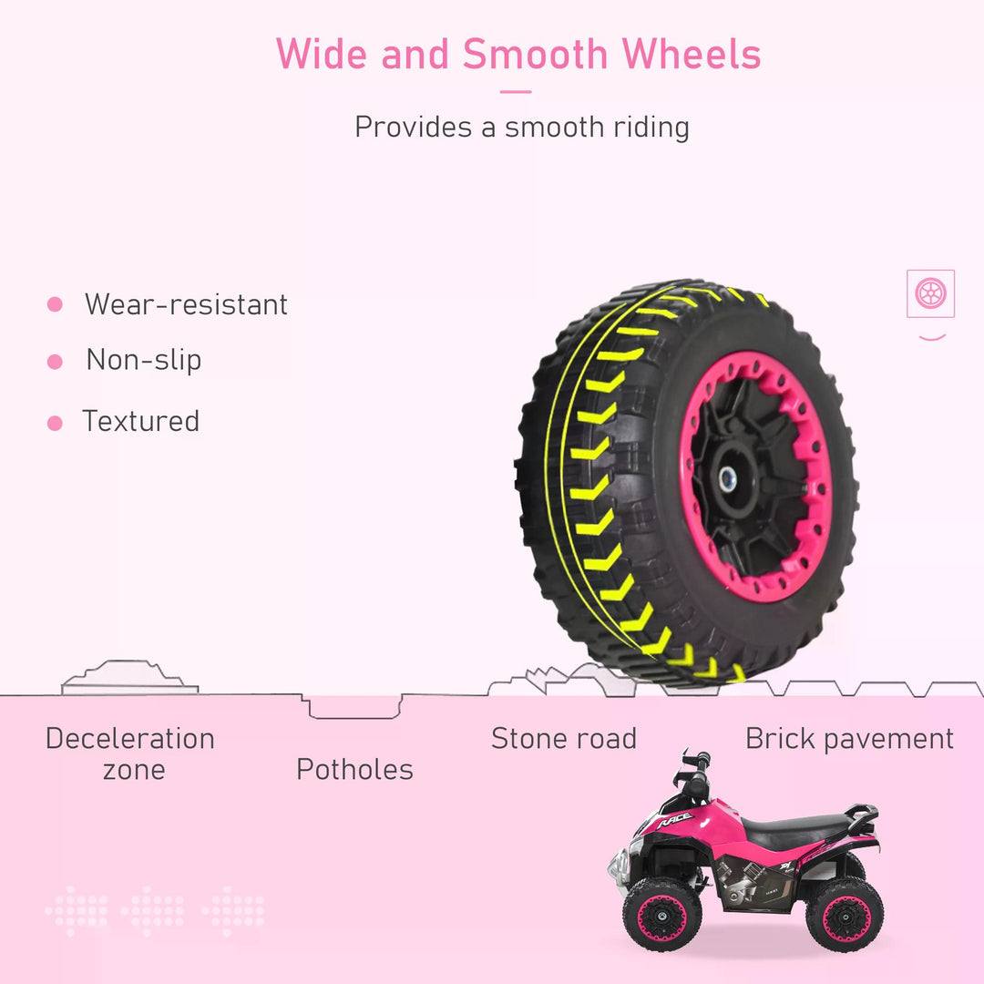 HOMCOM Ride on Toy for Kids 4 Wheel Foot