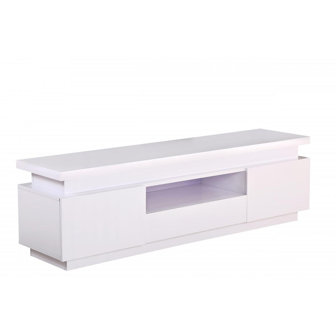 Polaris LED High Gloss TV Cabinet White