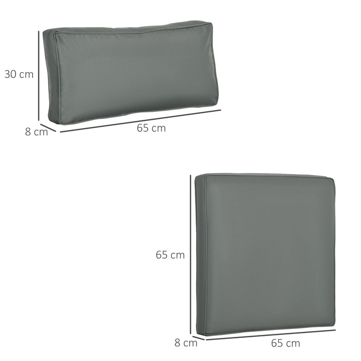 Set of 14 Dining Set Cushions - Grey