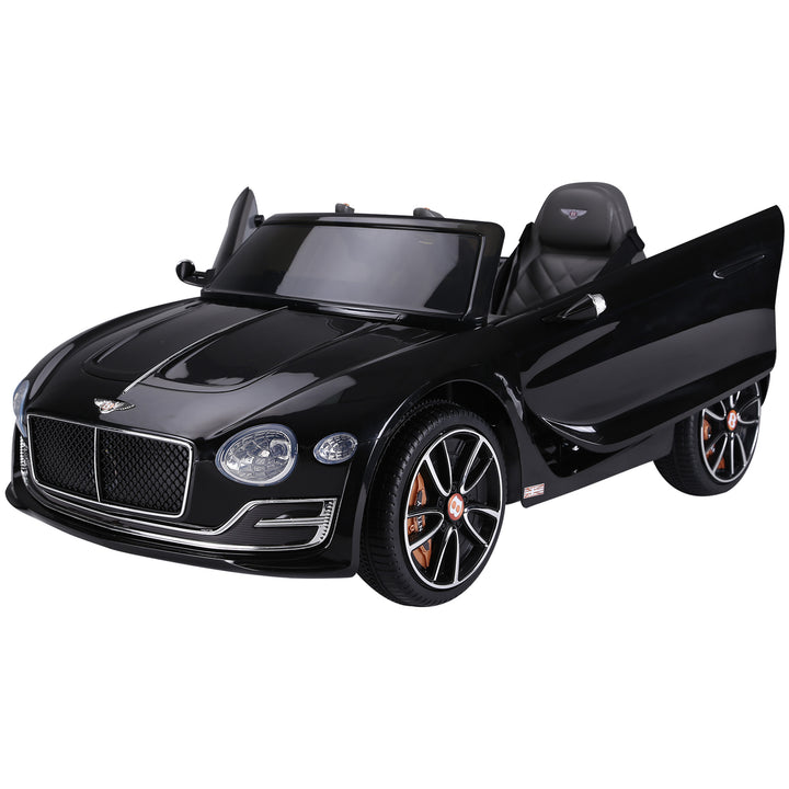 HOMCOM Licensed Bentley Kids Electric Car, 6V Battery Ride On Toy, Durable PP Construction, Black | Aosom UK