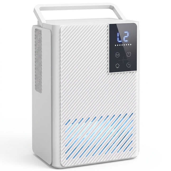 400mL/Day Small Dehumidifier, RGB Mood Lights, 24H Timer, LED
