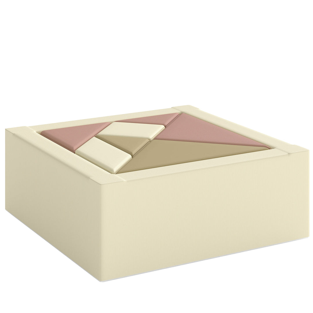 Soft Play 9 Piece Foam Climbing Blocks Soft Play Set with Tangram Play