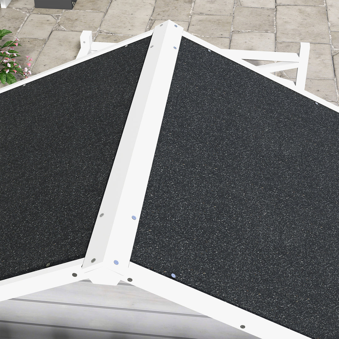 Small/Medium Dog House with Porch, Grey