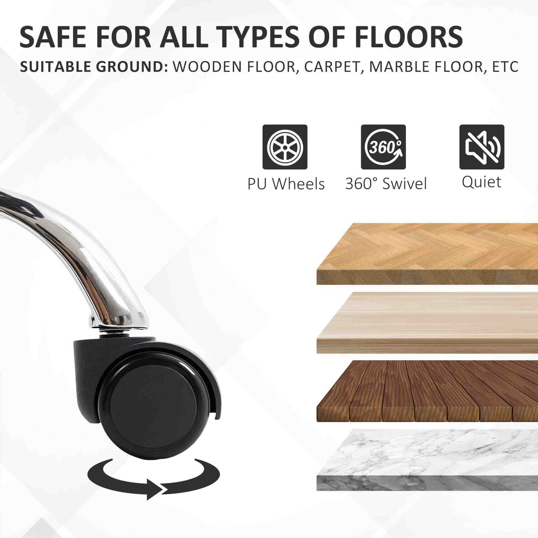 MCL Faux Leather Reclining Office Chair, with Footrest - Black