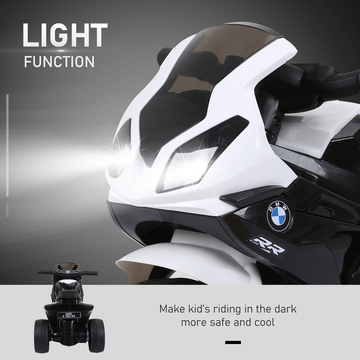 MCL Electric Kids Ride on BMW Motorbike W/Headlights and Music, 6 V-Black