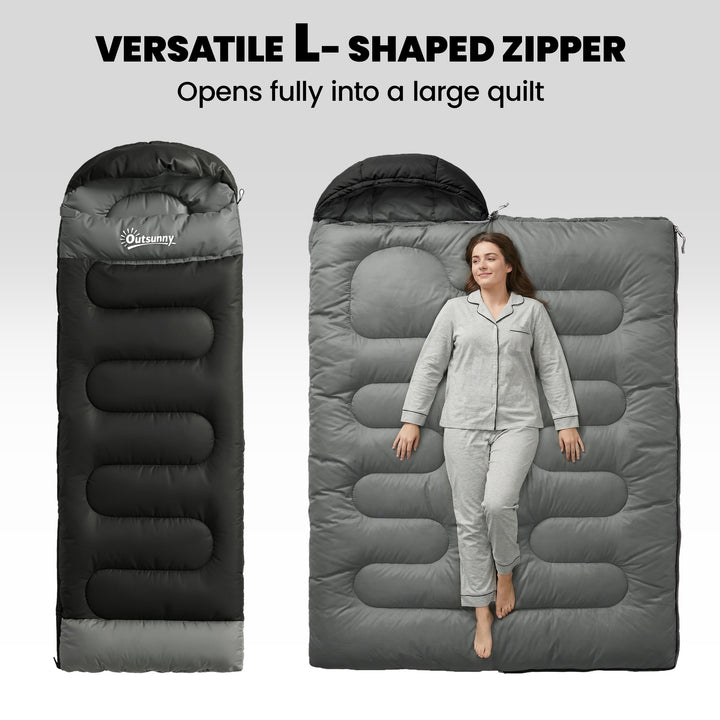 Sleeping Bag for Adults, Lightweight &amp; Compact Sleeping Bag, 3 Seasons