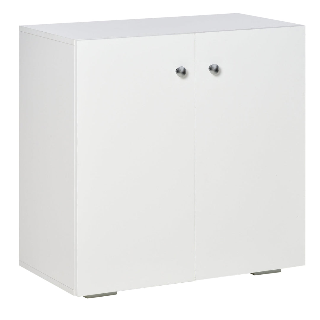 MCL Storage Cabinet w/ Two Shelves Wooden Sideboard Freestanding Kitchen Cupboard Bookcase