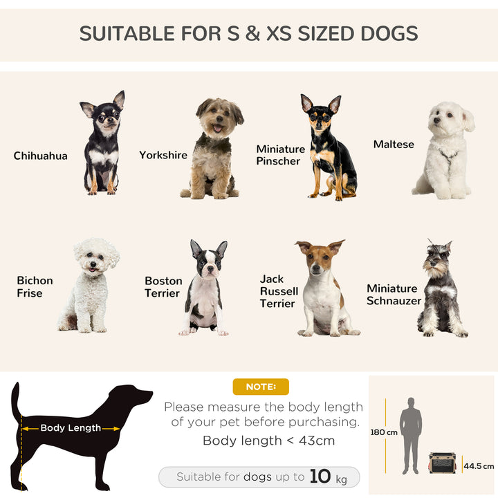 Foldable Pet Carrier, with Cushion, for Small Dogs and Cats