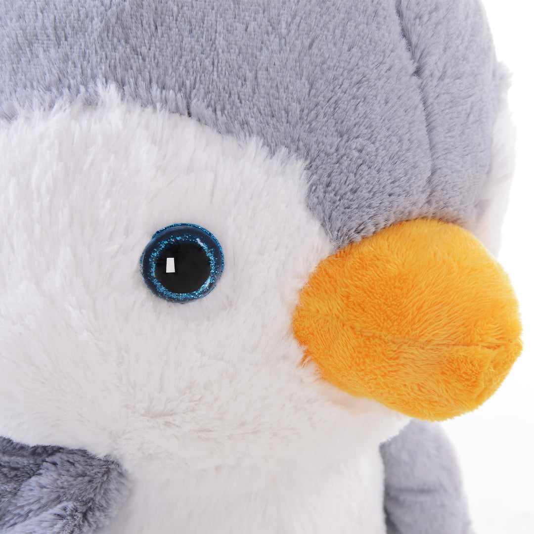 Children Kids Animal Rocking Horse Penguin Plush Musical Button 32 Songs Kid Rocker for 18+ Months