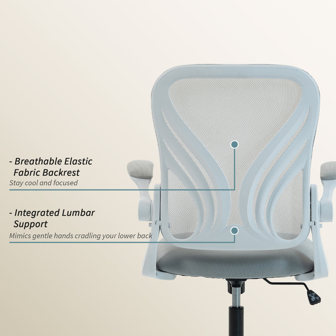 Mesh Office Chair with Foldable Backrest