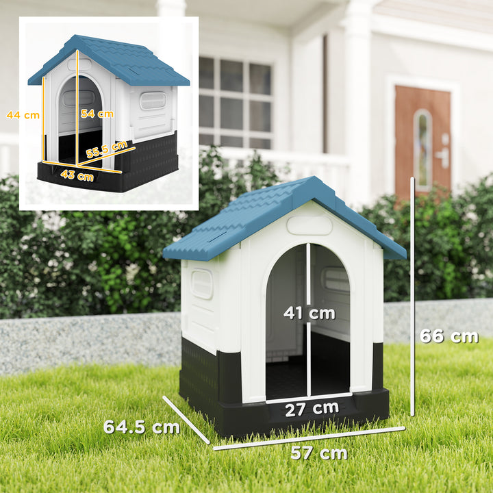 Outside Dog Kennel House, for Miniature Dogs, 64.5 x 57 x 66cm
