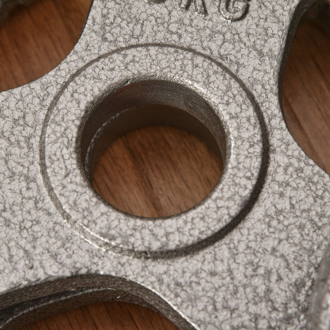 Set of 4 Weight Plate for 2 inch/5cm hole Dumbbell Handle Bar 15kg Dumbbell Plates Barbell Weight 2 x 5kg, 2 x 2.5kg