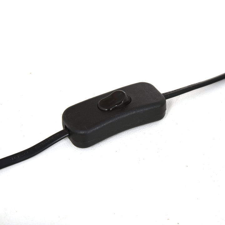 MCL Nautical Style Table Lamp with Fabric Lampshade Metal Frame Power Switch, 48cm Home Desk Lamp Bedroom Living Room Study E27 Base, Beige