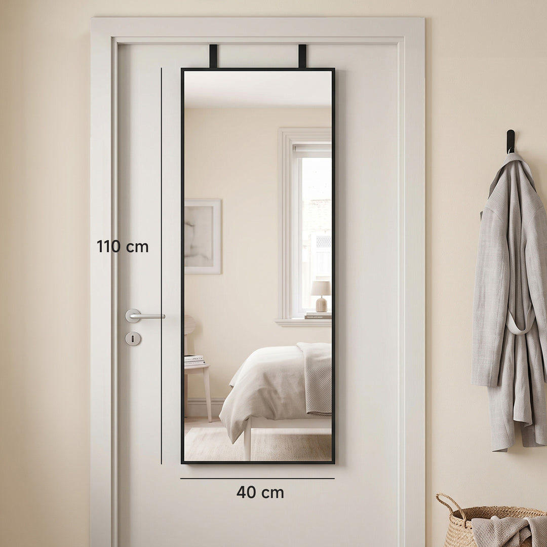 40 x 110 cm Full Length Wall Mirror, Rectangular Mirror with - view 3