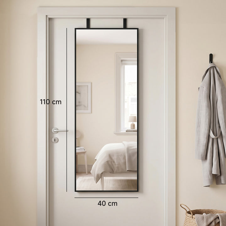 40 x 110 cm Full Length Wall Mirror, Rectangular Mirror with - view 3