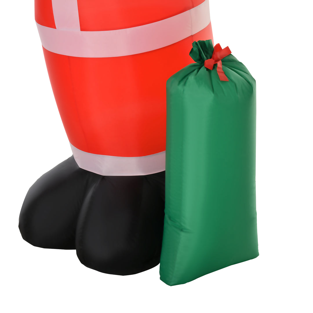 7.5ft Inflatable Christmas Santa Claus with LED Air Blown Xmas Décor Holiday Outdoor Yard Decoration