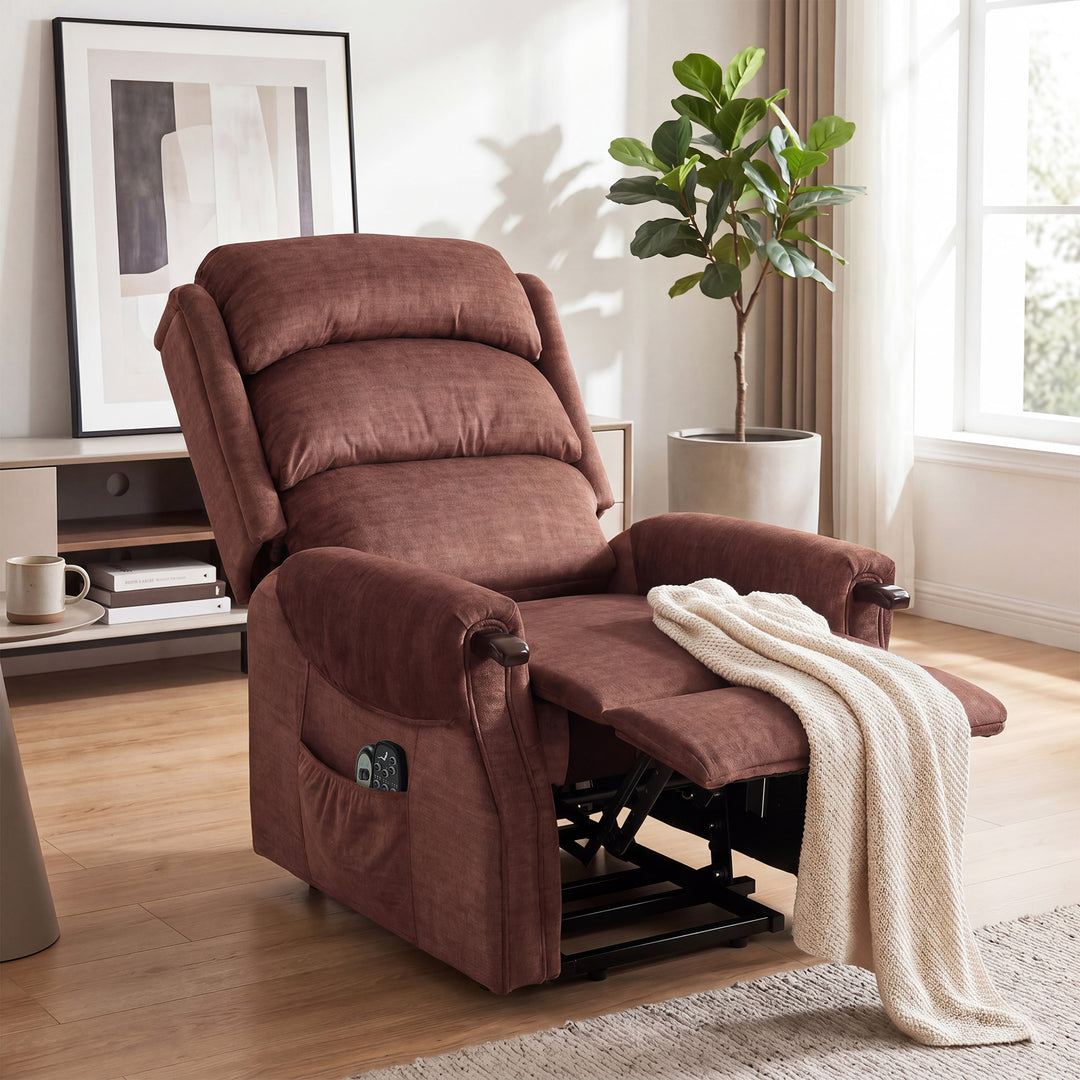 Power Lift Recliner with Vibration Massage and Heat, Lift Chair for Ta